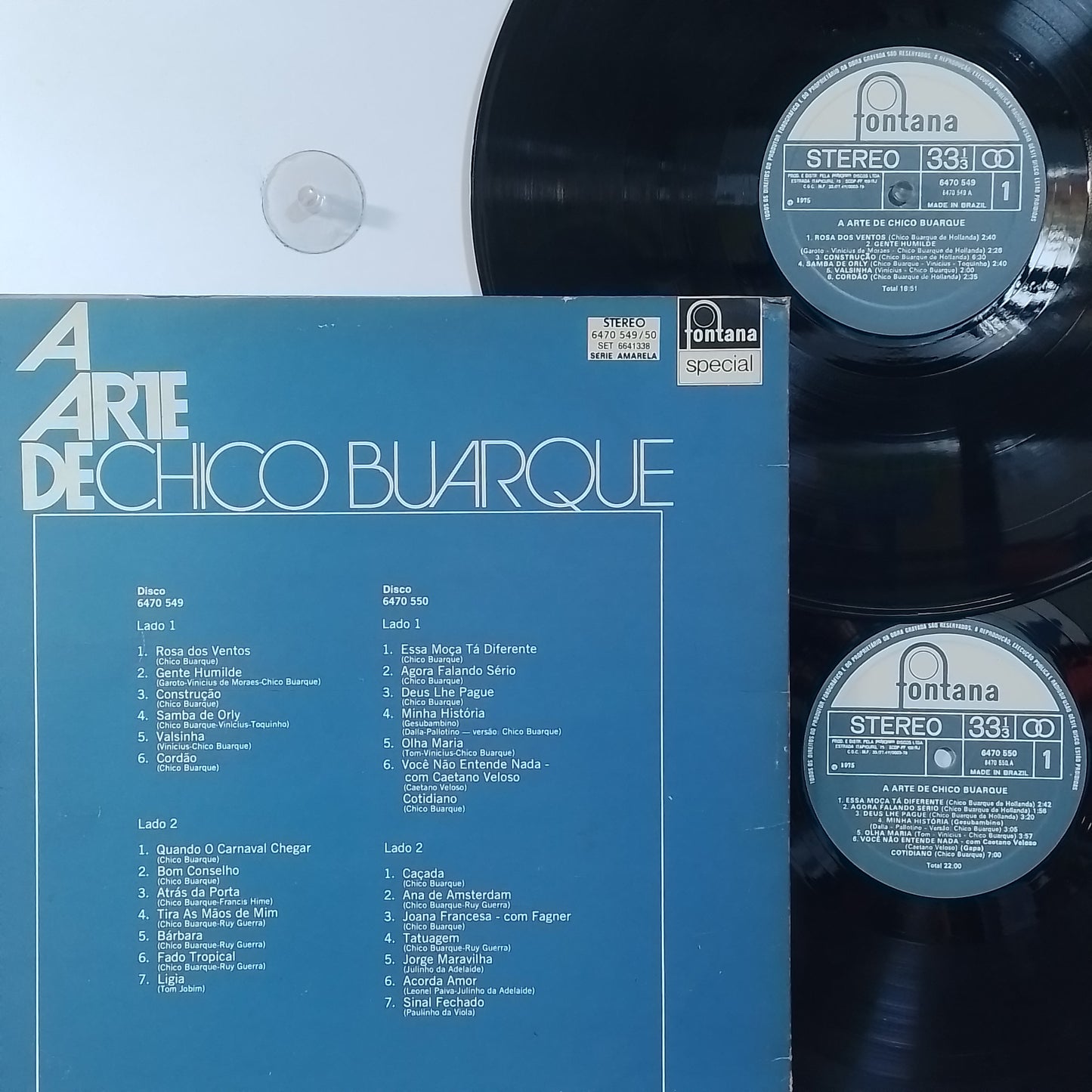 x2 lp Chico Buarque A Arte De Chico Buarque made Brasil 1975 gatefold jazz latin