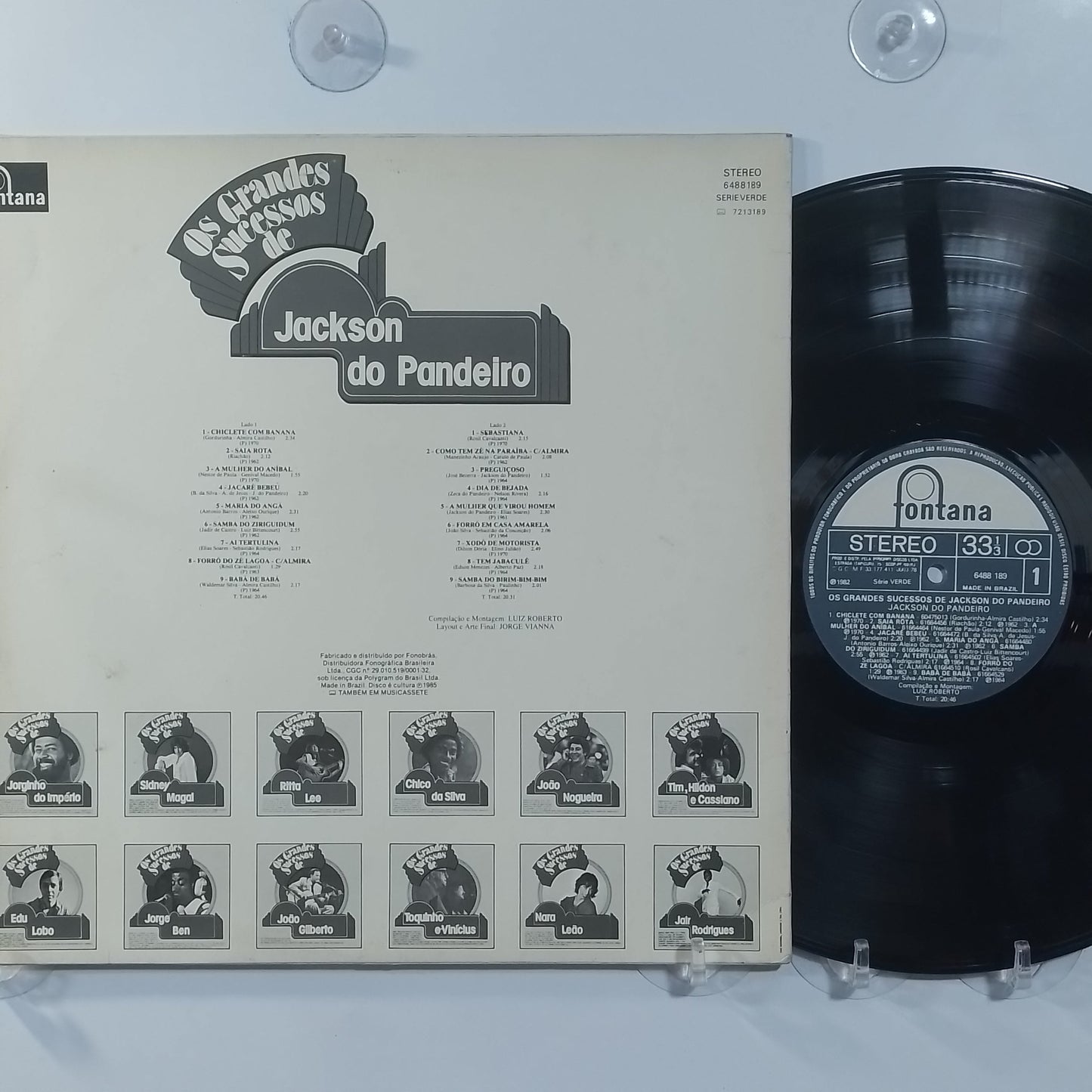 lp Jackson do Pandeiro Os Grandes Sucessos de Jackson do Pandeiro made Brasil 1982 latin forro folk