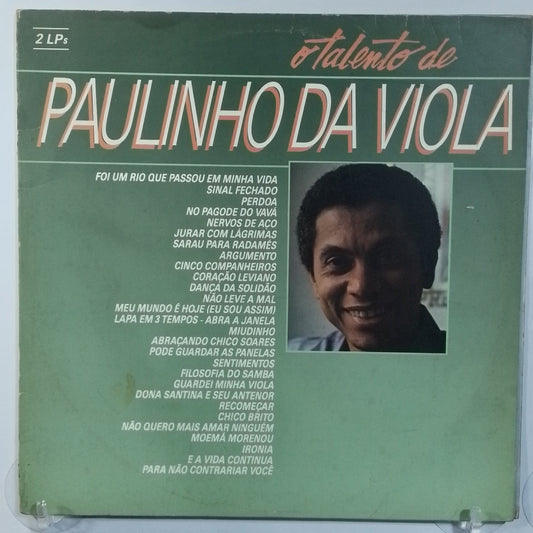 x2 lp Paulinho da Viola O Talento de Paulinho da Viola made Brasil 1985 gatefold latin samba