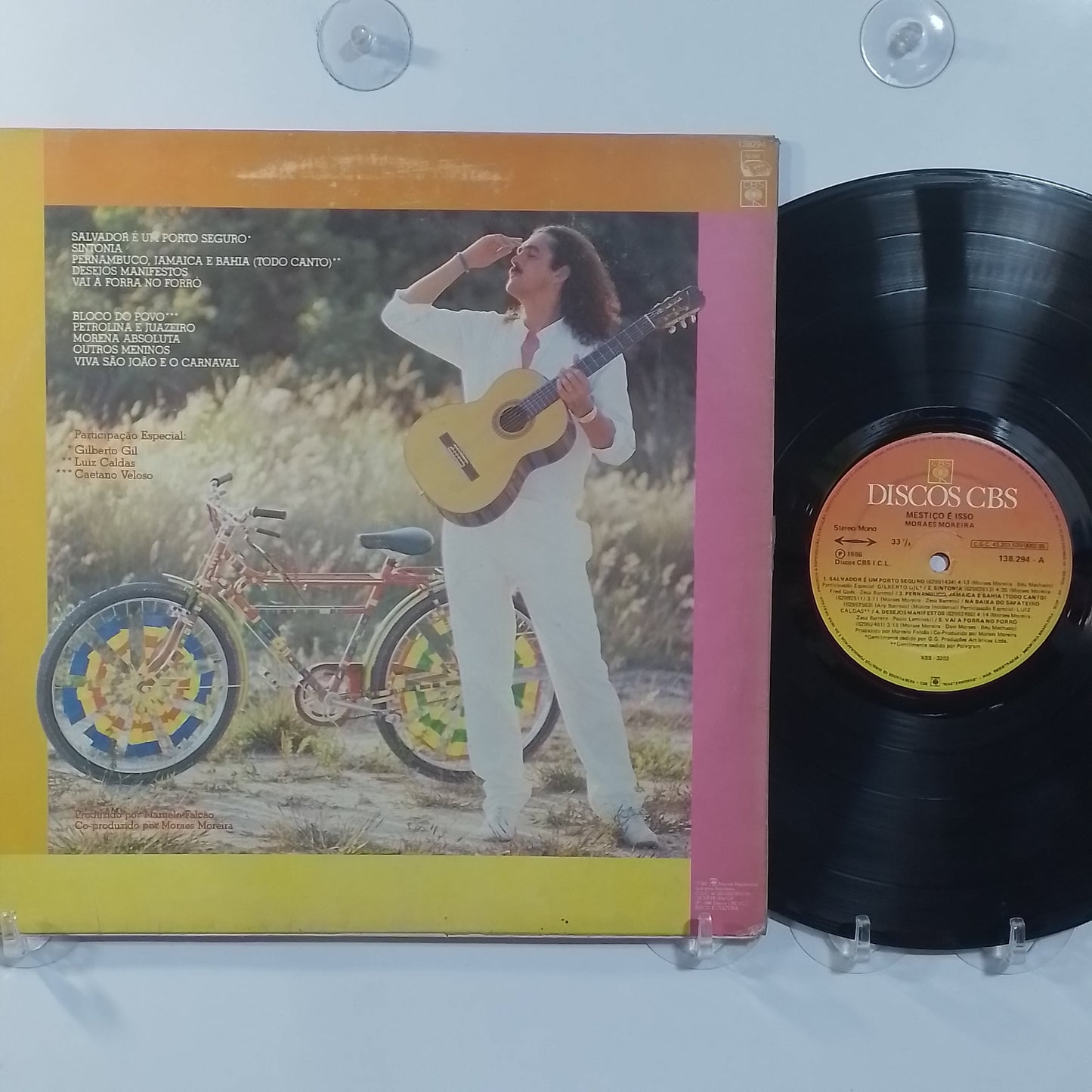 lp Moraes Moreira Mestiço é Isso made Brasil 1986 con insert forro pop latin