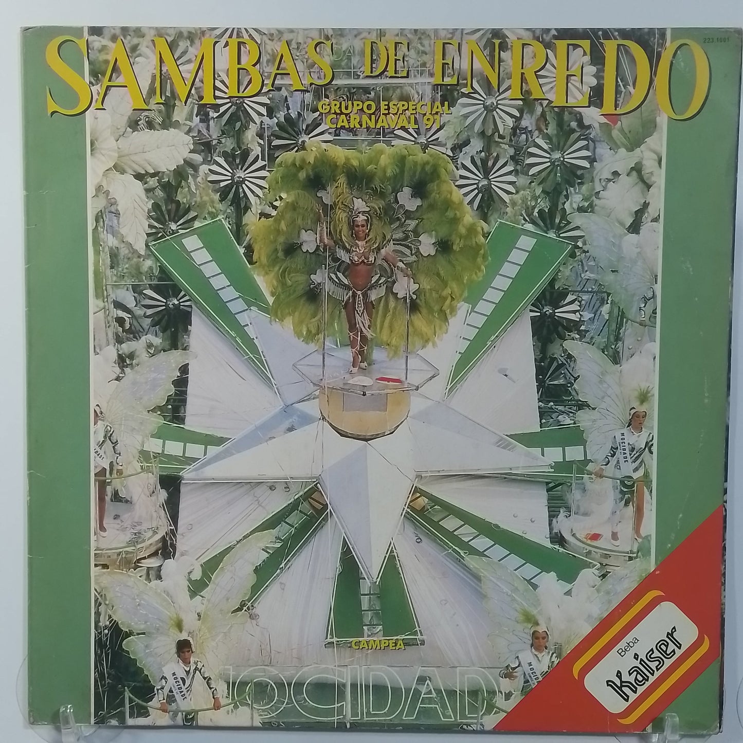 x2 lp Sambas De Enredo Das Escolas De Samba Do Grupo 1A Carnaval 91 made Brasil 1991 con insert samba folk