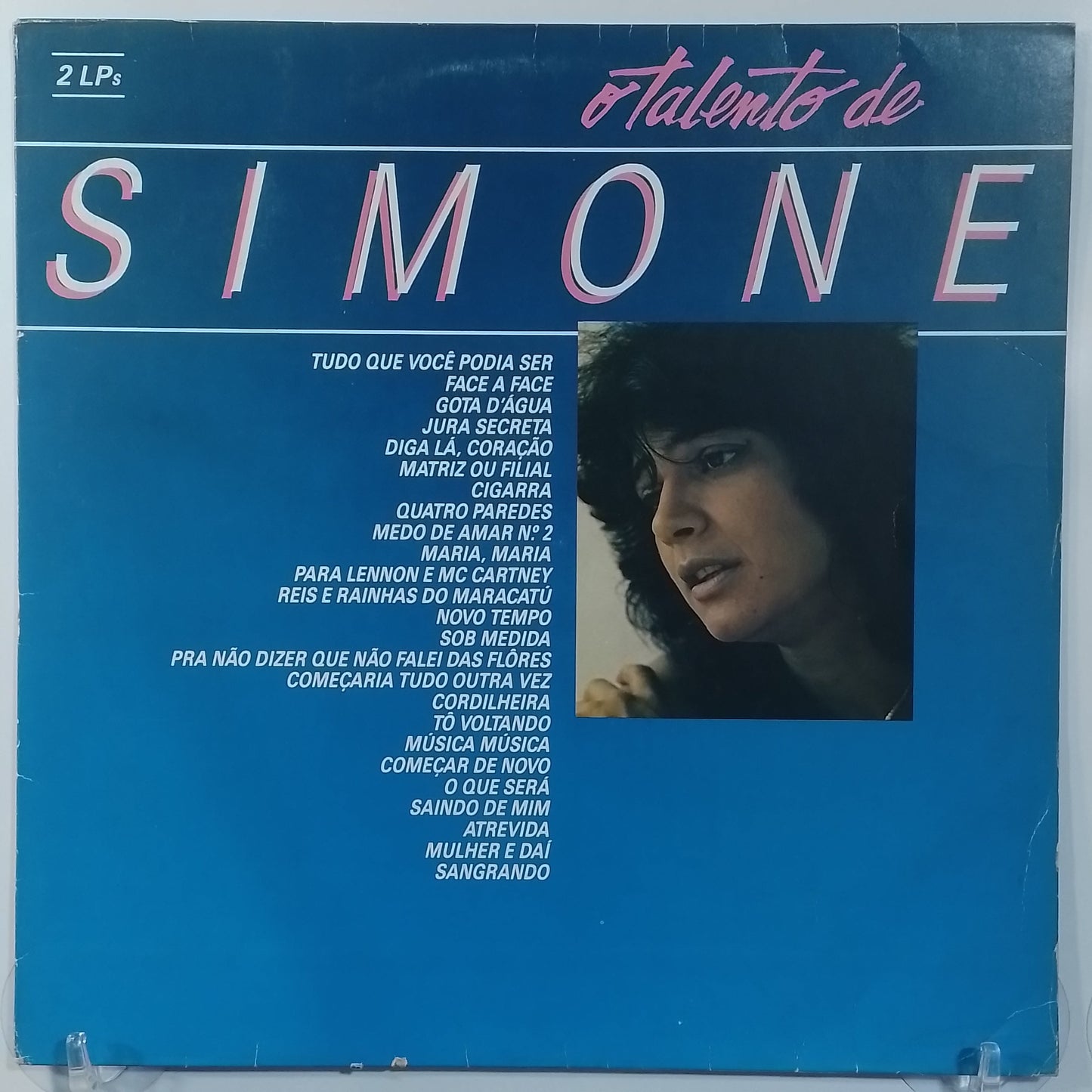 x2 lp Simone O Talento de Simone made Brasil 1985 con insert latin pop