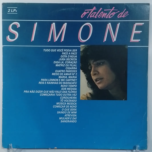 x2 lp Simone O Talento de Simone made Brasil 1985 con insert latin pop