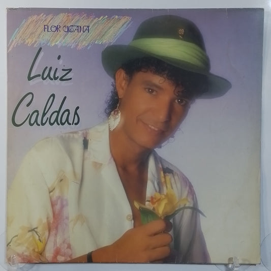 lp luiz caldas flor cigana made Brasil 1986 con insert latin pop