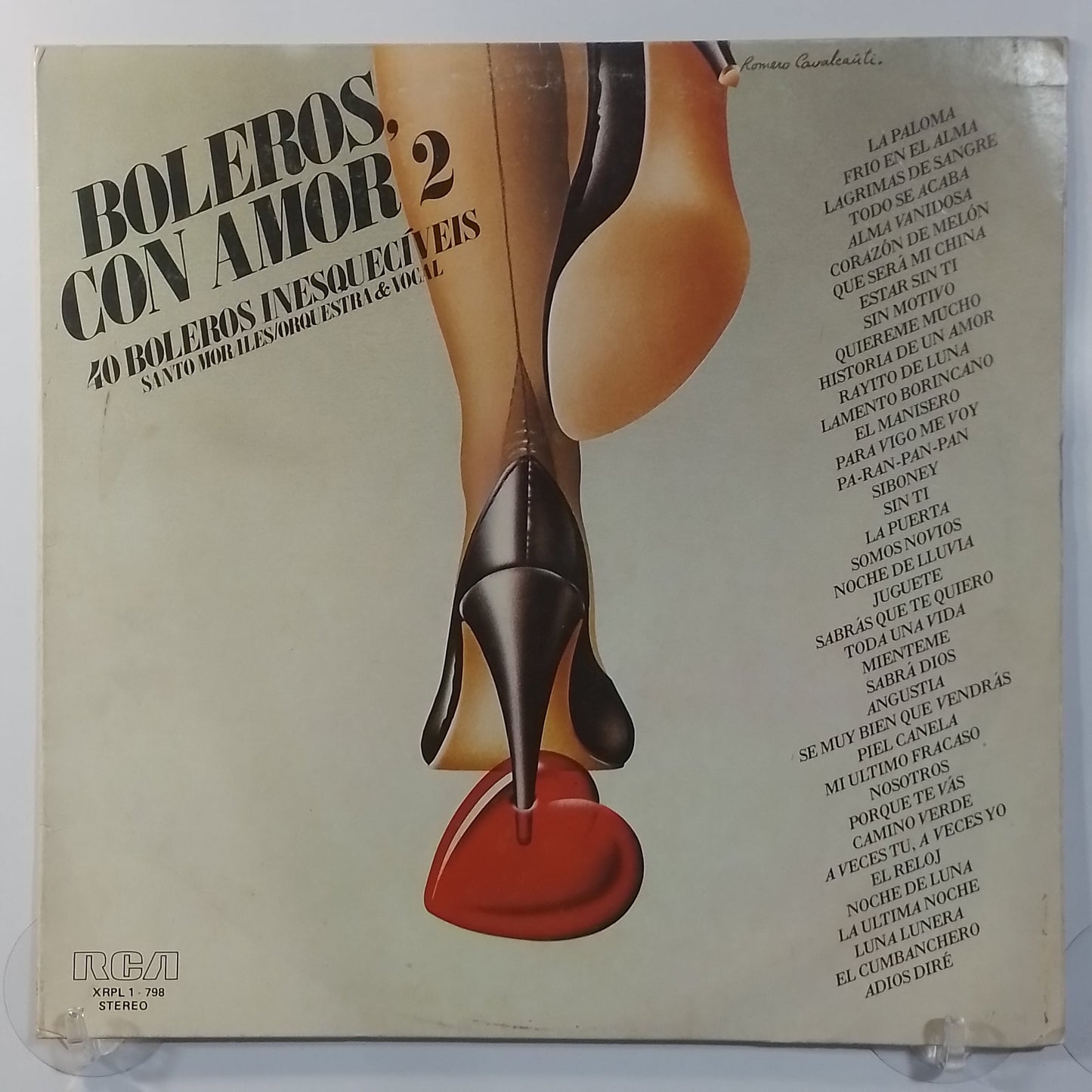 lp Santo Morales Orquestra & Vocal Boleros Con Amor 2 made Peru 1979 latin salsa bolero