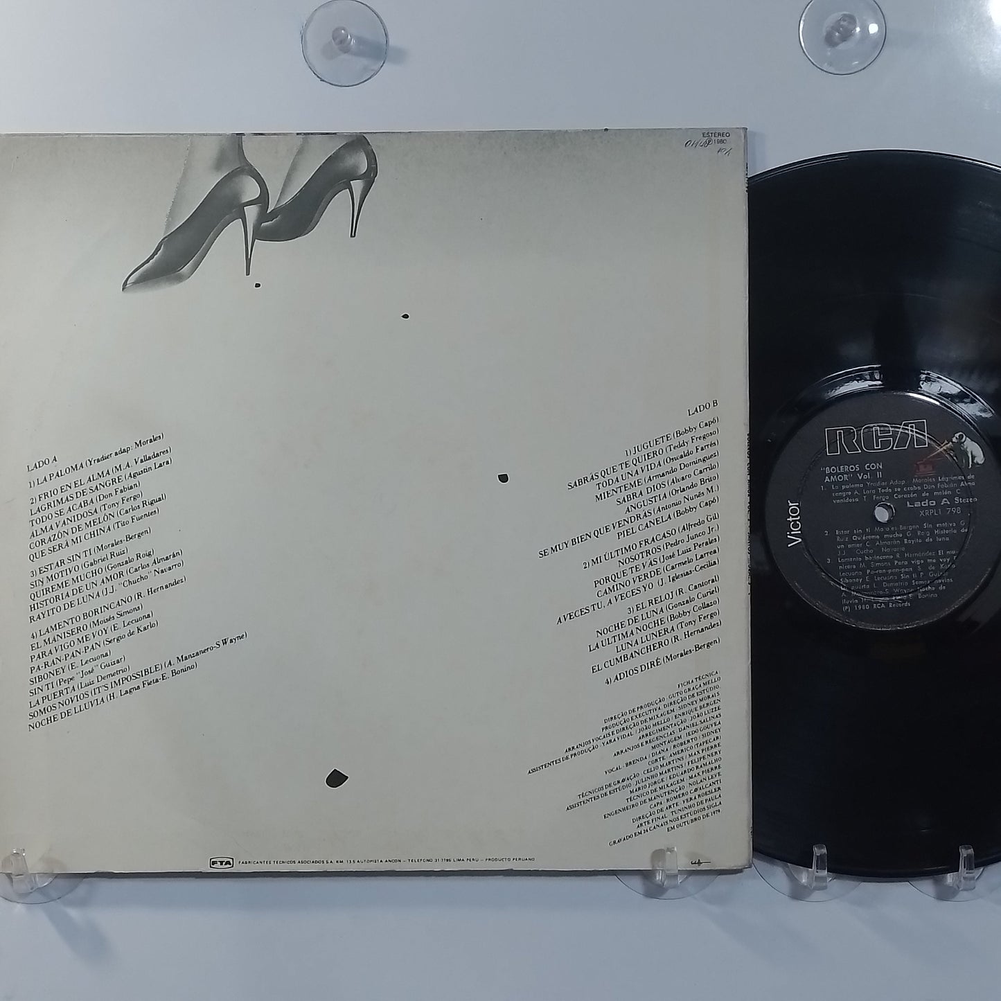 lp Santo Morales Orquestra & Vocal Boleros Con Amor 2 made Peru 1979 latin salsa bolero