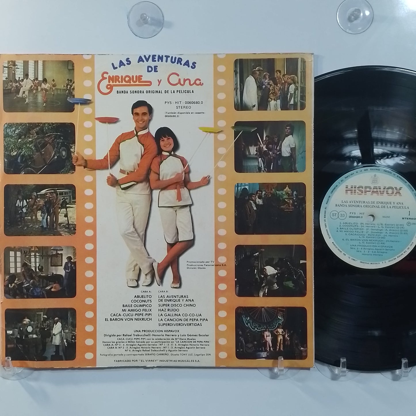 lp Enrique y Ana Las Aventuras de Enrique y Ana made peru 1981 con poster infantil