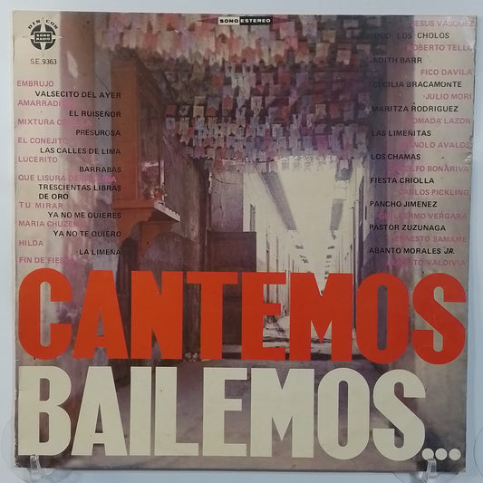 lp Julio Mori Cantemos Bailemos made peru 1974 vals folk