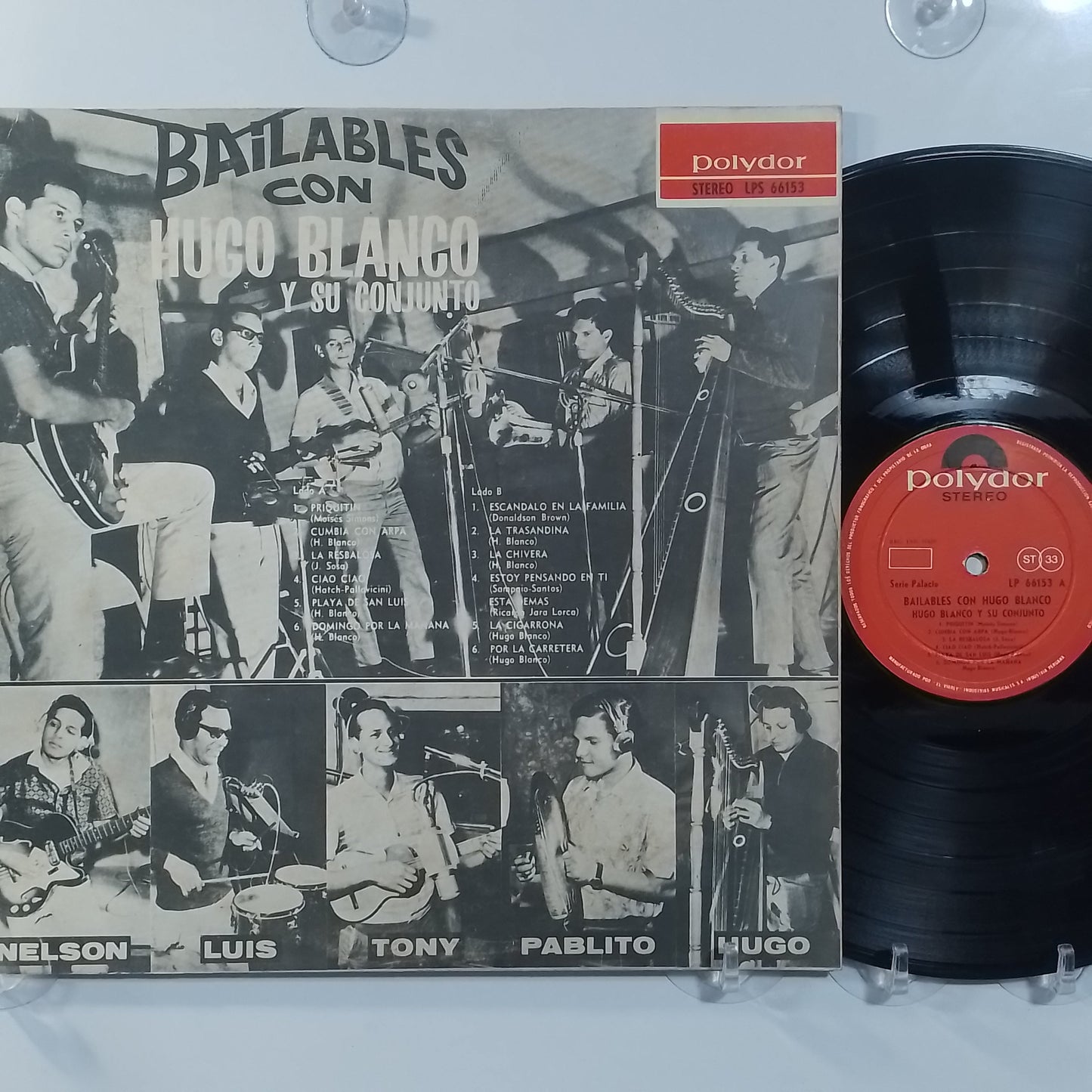 lp Hugo Blanco y su Conjunto Bailables con Hugo Blanco made peru 1966 latin cumbia merengue