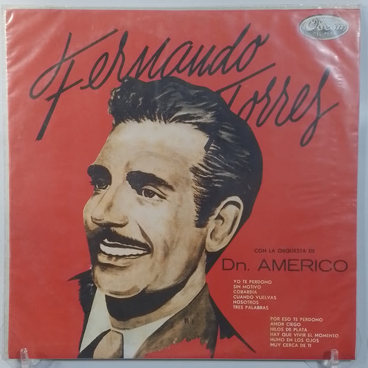 lp Fernando Torres con la Orquesta de Don Americo Yo Te Perdono made peru 1974 latin bolero