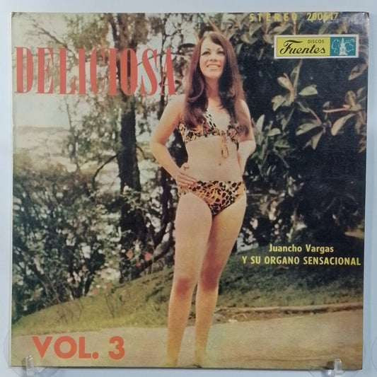 lp Juancho Vargas y su Organo Sensacional Deliciosa Volumen 3 made peru 1971 latin salsa cumbia