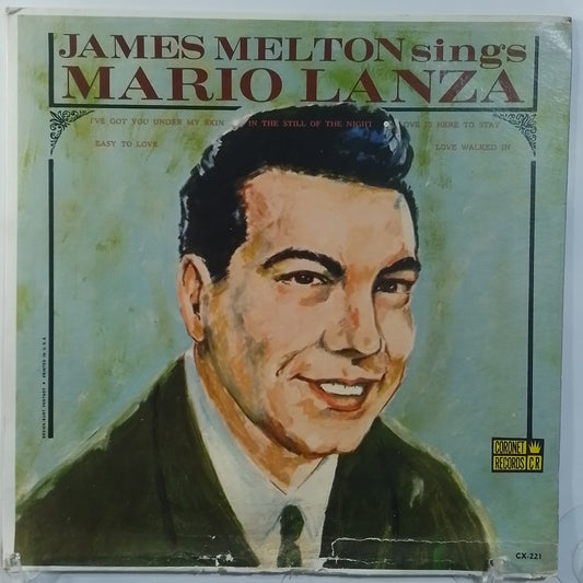lp james melton A Tribute To Mario Lanza made usa 1961 clasico
