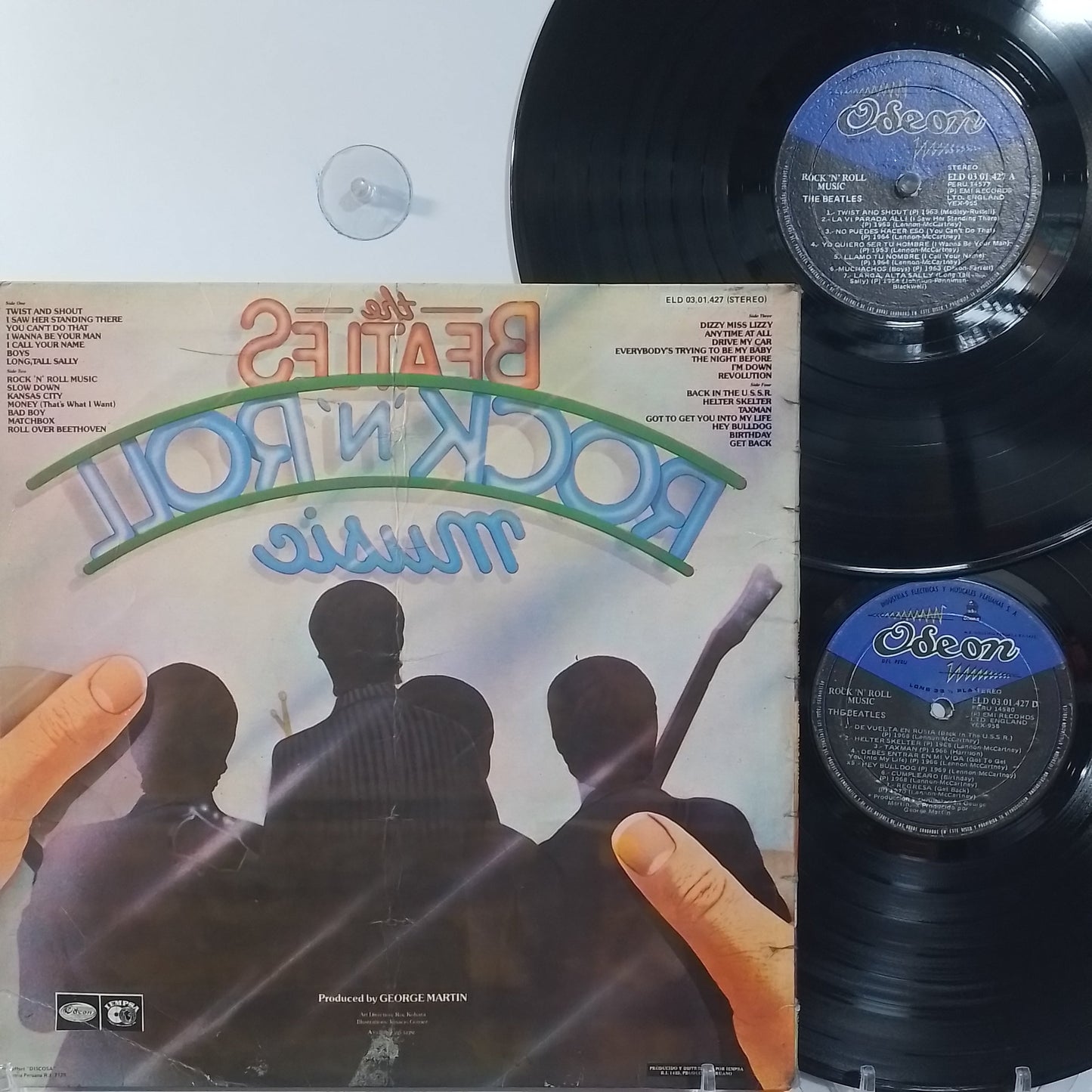 x2 lp The Beatles Rock N Roll Music made peru 1976 gatefold rock