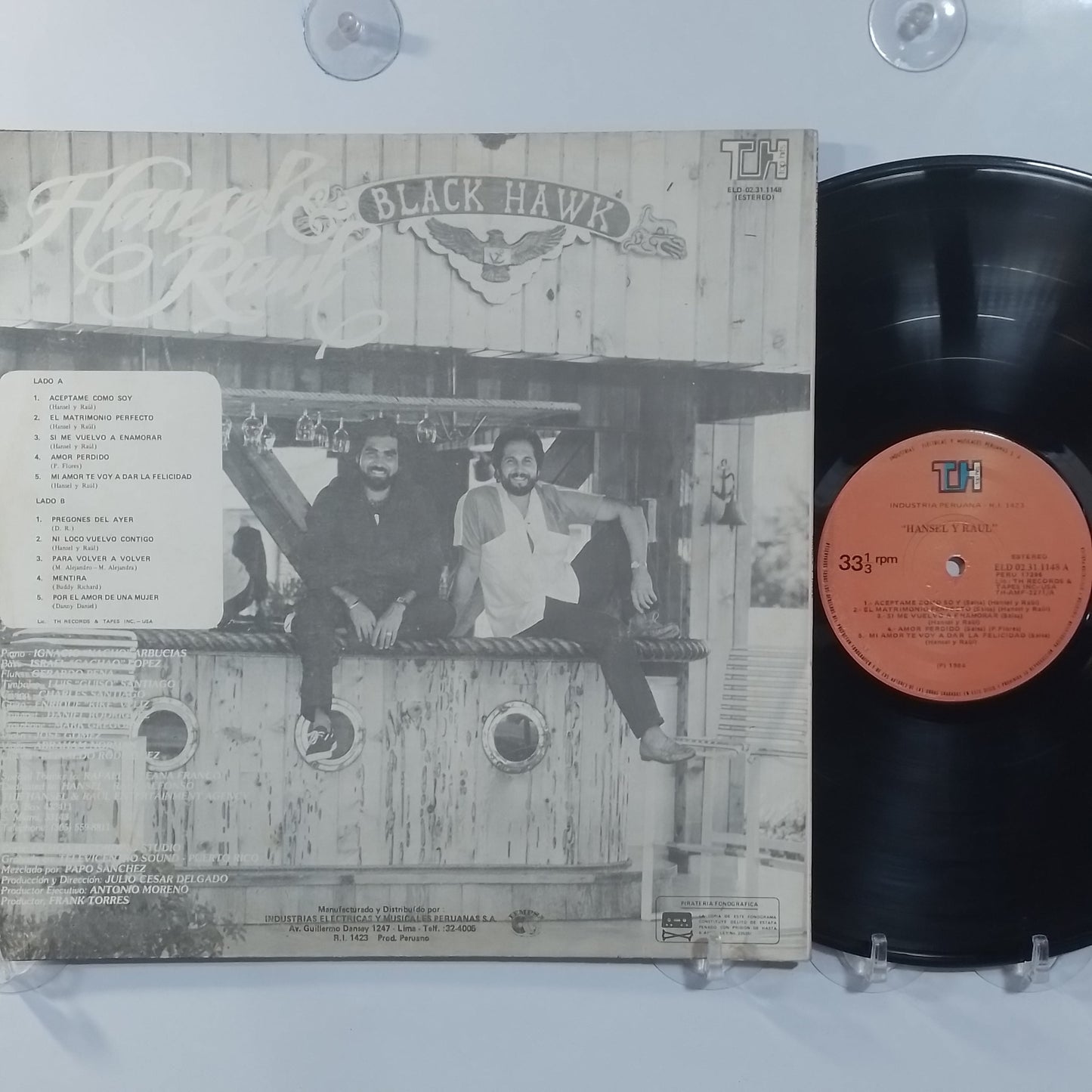 lp Hansel & Raul Hansel & Raul made peru 1983 latin salsa