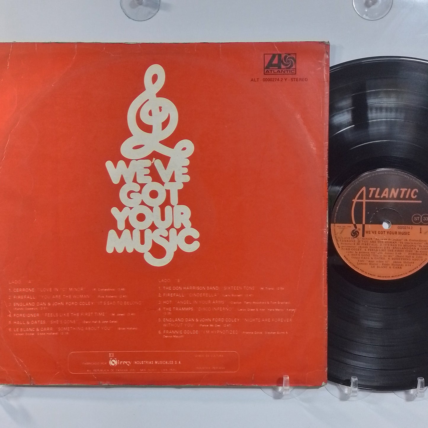 lp We've Got Your Music Cerrone Foreigner Hall & Oates varios made peru 1977 soul pop rock