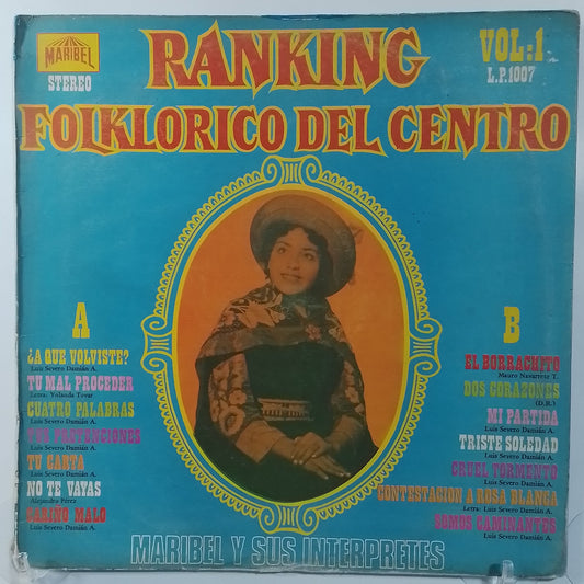 lp ranking folklorico del centro volumen 1 princesita de los andes esmeralda del mantaro plebeyo del centro varios made peru 1980 huayno folk