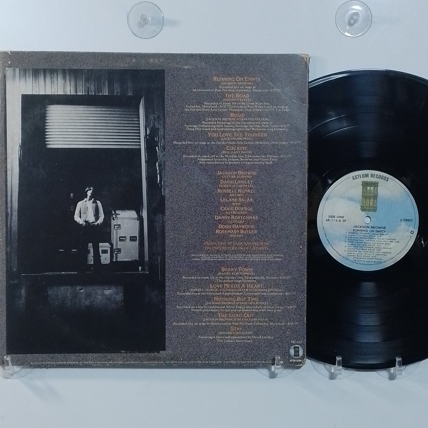 lp jackson browne running on empty made usa 1977 con insert pop rock