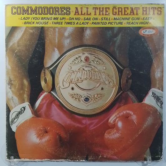 lp Commodores All The Great Hits made peru 1983 funk disco