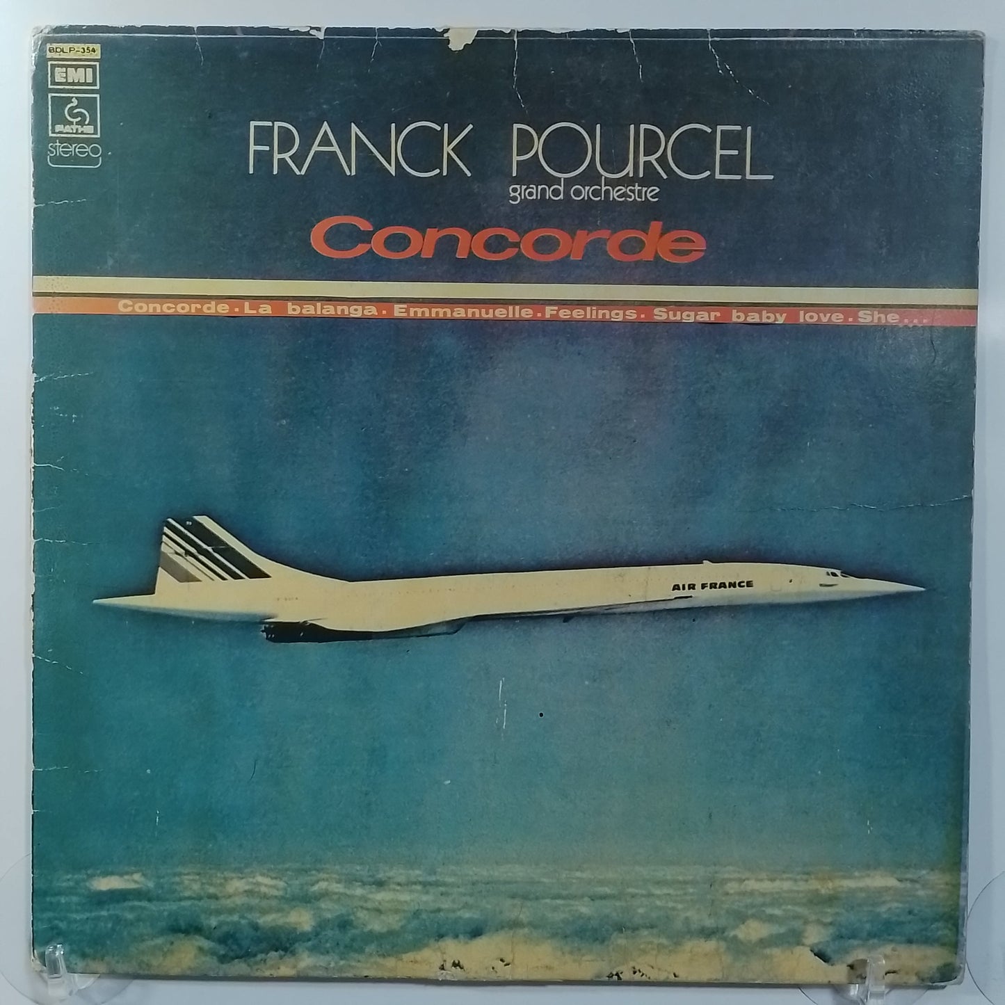 lp franck pourcel concorde made bolivia 1975 instrumental