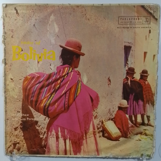 lp raul shaw y los peregrinos music of bolivia made inglaterra 1965 latin folk
