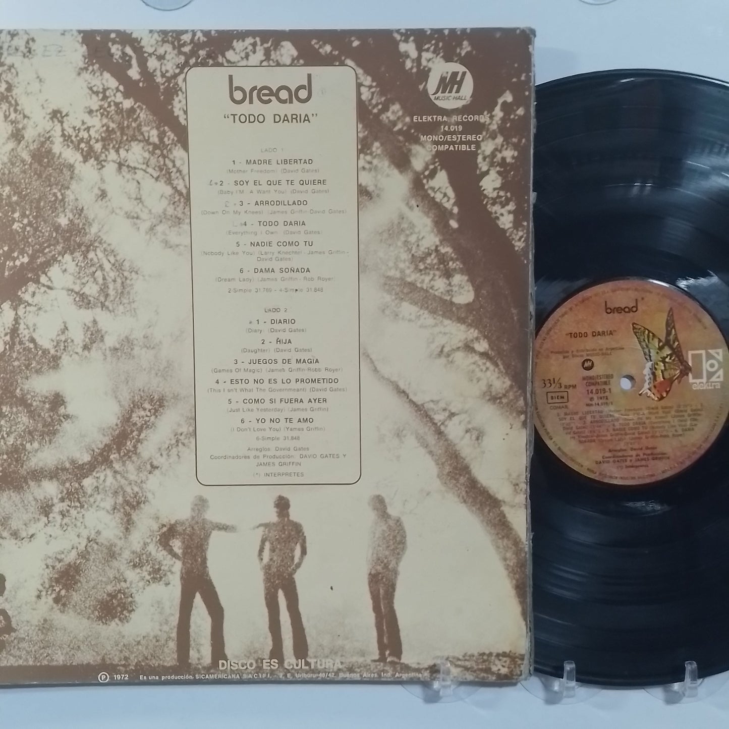 lp bread todo daria made argentina 1980 gatefold pop rock