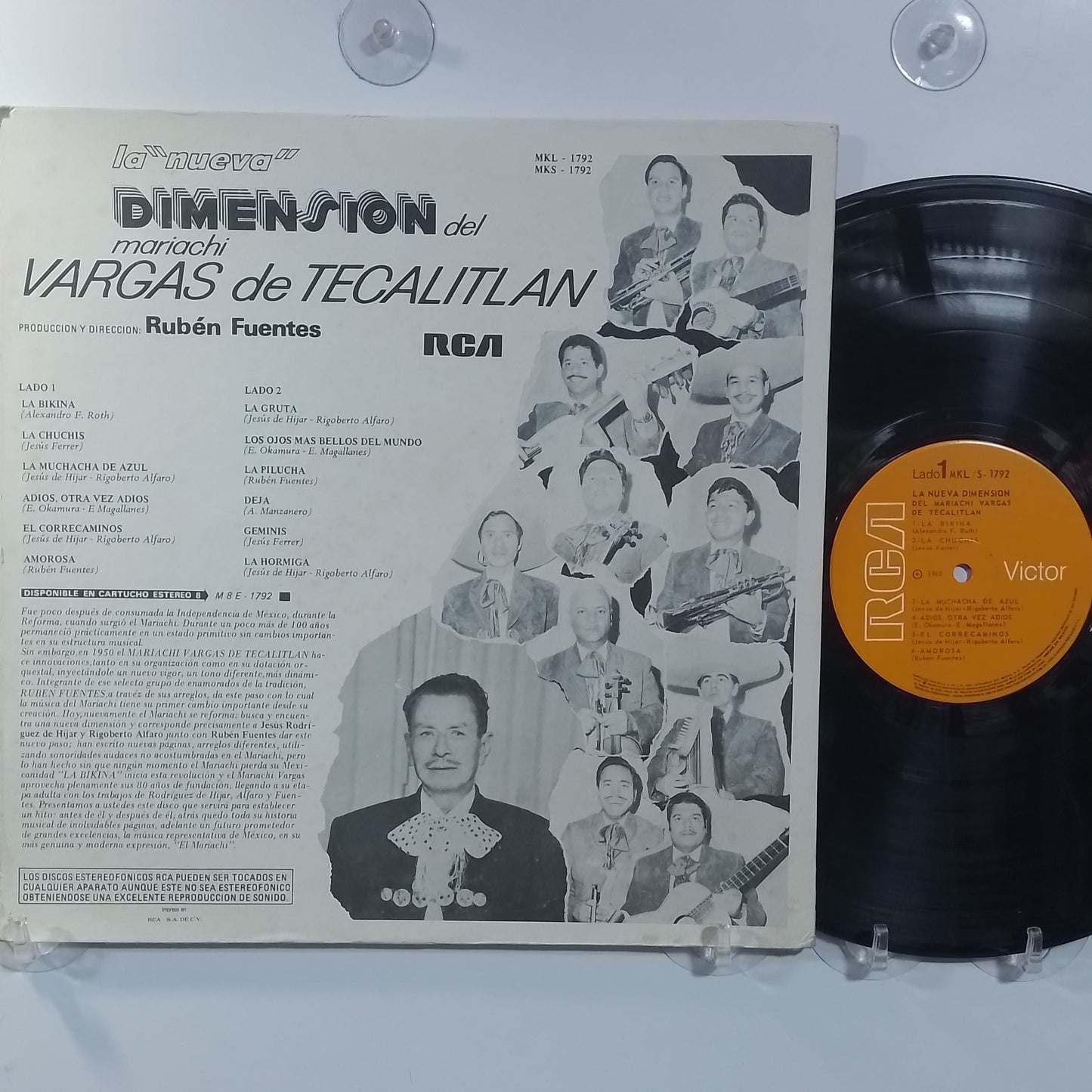 lp Mariachi Vargas De Tecalitlan La Bikina La Nueva Dimension made Mexico 1968 ranchera folk