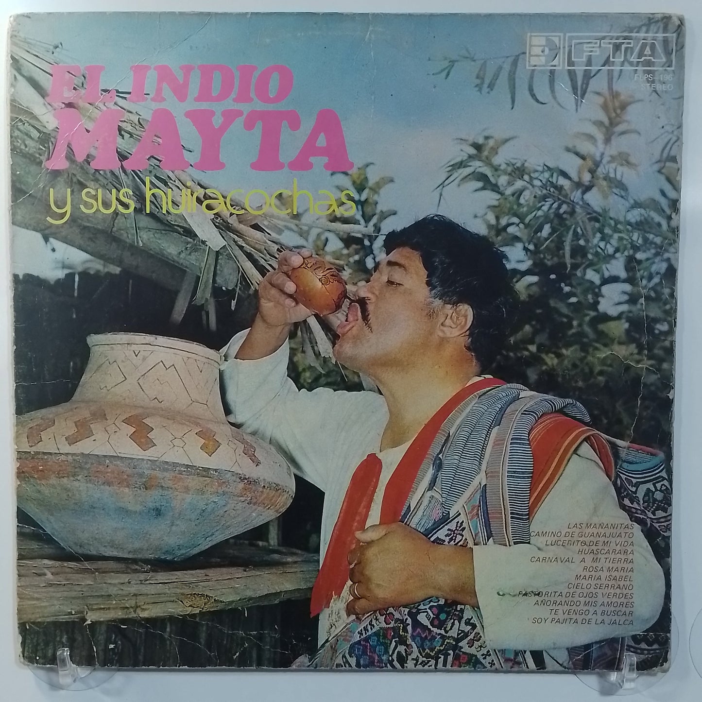 lp El Indio Mayta y sus Huiracochas vol 3 made peru 1974 andean folk