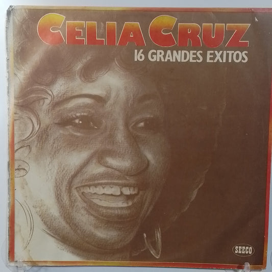 lp Celia Cruz 16 Grandes Exitos made peru 1983 salsa