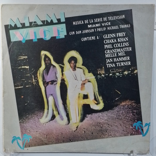 lp Miami Vice Phil Collins Chaka Khan Tina Turner varios made peru 1986 promocional soundtrack