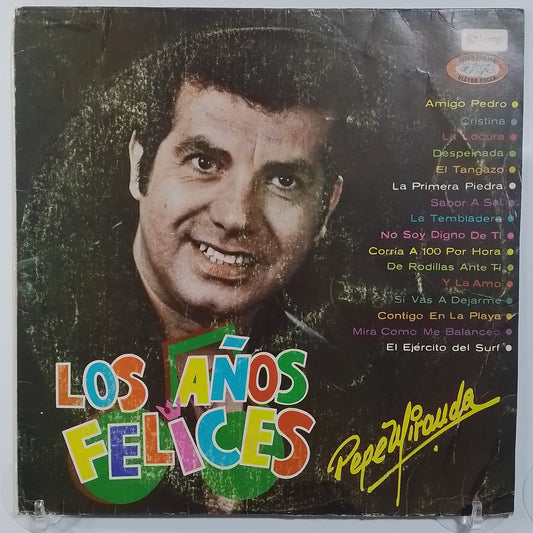 lp Pepe Miranda Con Peter Delis Y Su Orquesta Los Años Felices made peru 1984 latin pop rock