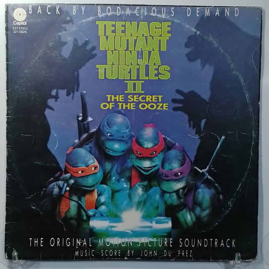 lp Teenage Mutant Ninja Turtles II The Secret Of The Ooze Vanilla Ice Ya Kid K Spunkadelic varios made Ecuador 1991 Soundtrack