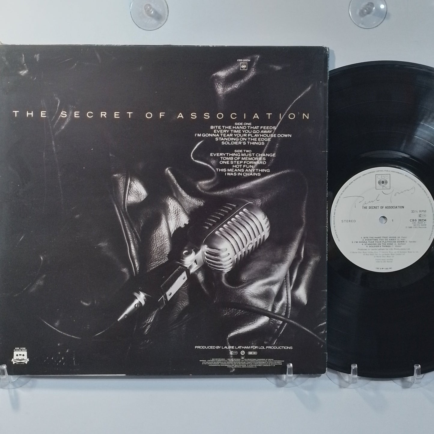 lp Paul Young The Secret Of Association made inglaterra 1985 con insert pop rock