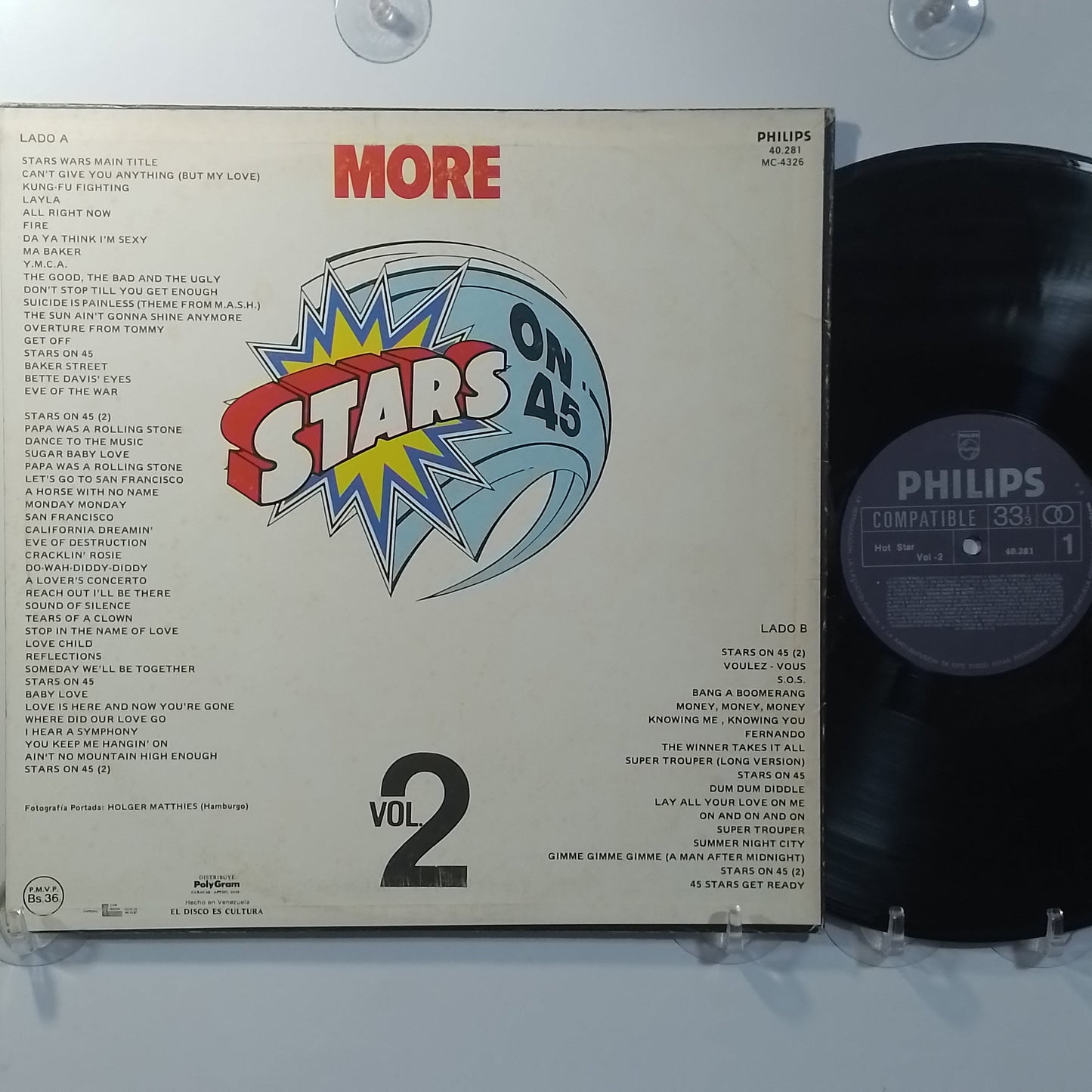 lp More Stars Vol 2 Original Stars On 45 medley abba star wars varios made venezuela 1981 electronic rock disco