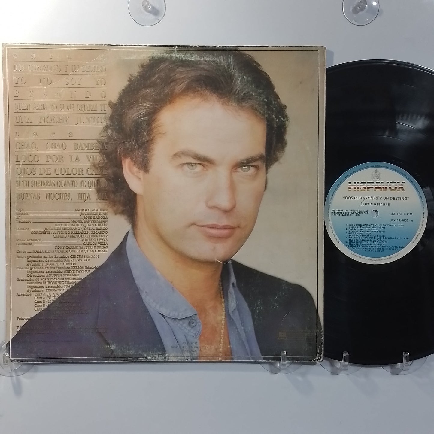 lp Bertin Osborne Dos Corazones y un Destino made peru 1986 latin pop