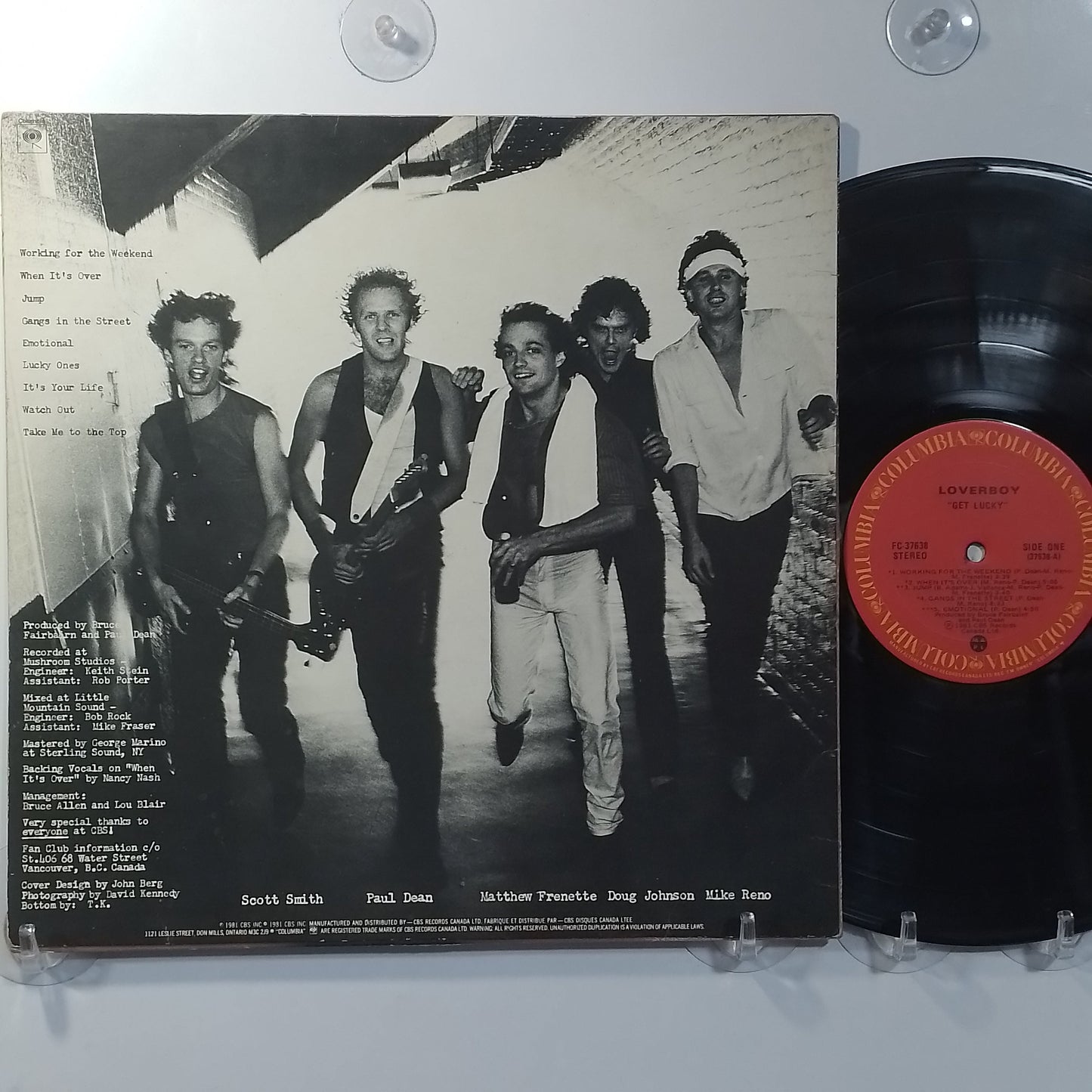 lp Loverboy Get Lucky made canada 1981 pop rock