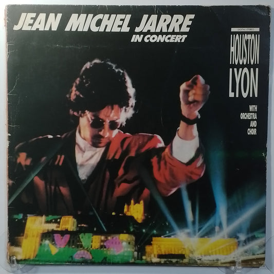 lp Jean Michel Jarre In Concert Houston Lyon made brasil 1987 gatefold electronic