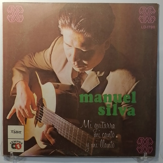 lp Manuel Silva Mi Guitarra Mi Canto y Mi Llanto made peru 1968 huayno folk