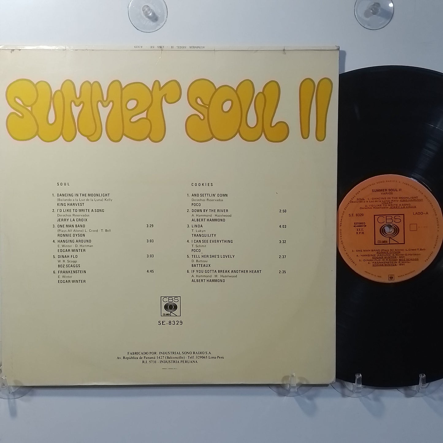 lp Summer Soul II king harvest poco ronnie dyson varios made peru 1975 soul disco