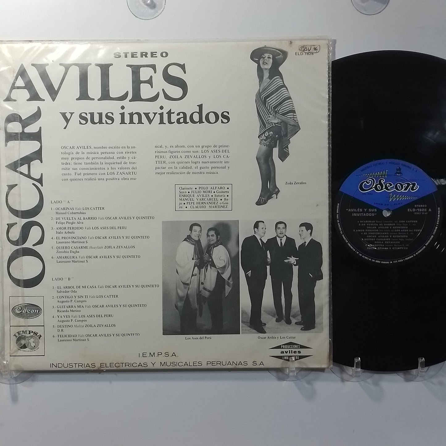 lp Oscar Aviles Aviles y Sus Invitados made peru 1974 criollo folk