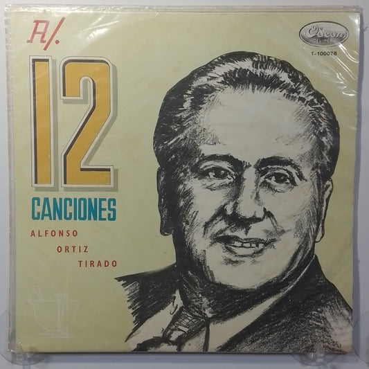 lp Alfonso Ortiz Tirado 12 canciones made peru 1971 latin folk