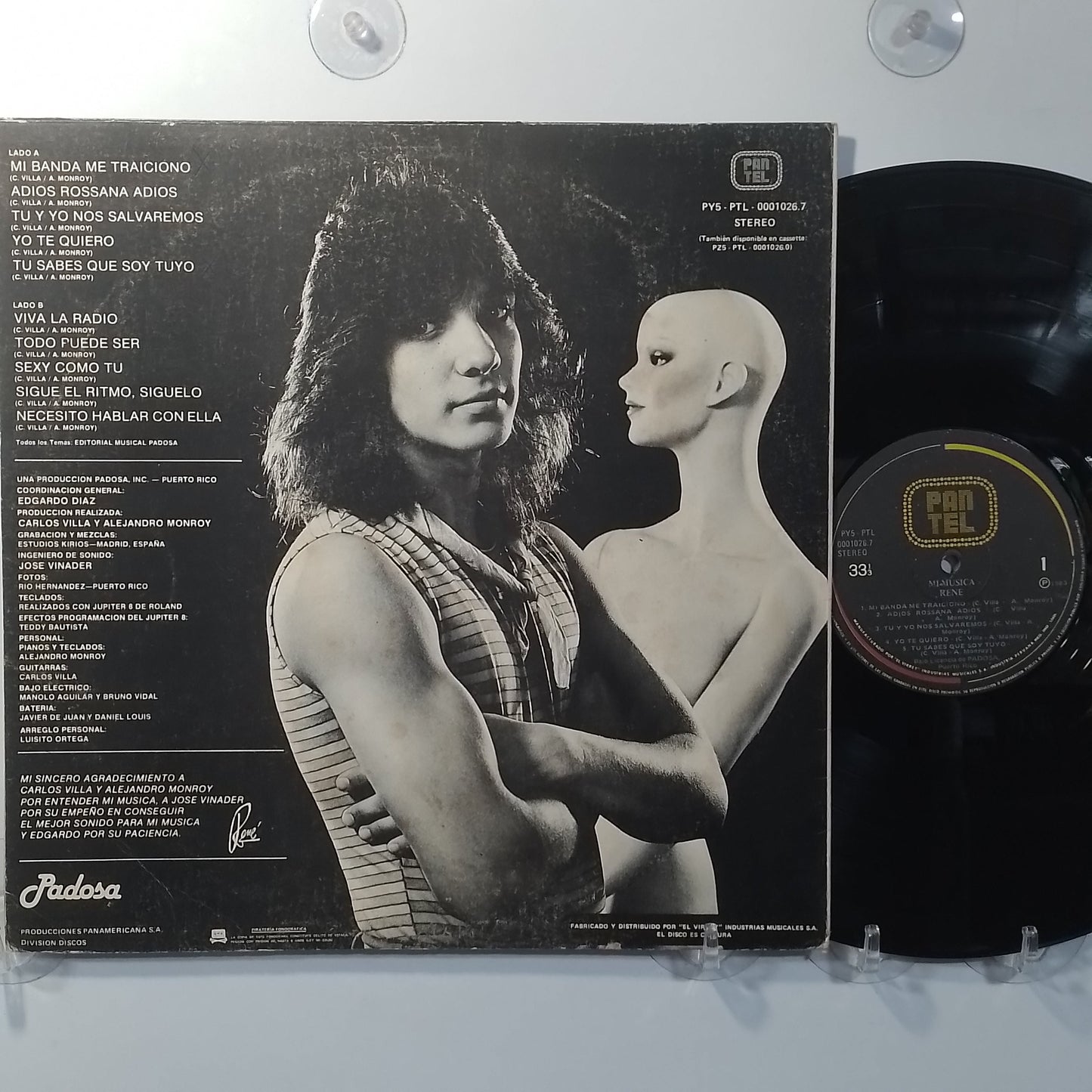 lp Rene Mi Musica made peru 1983 latin pop