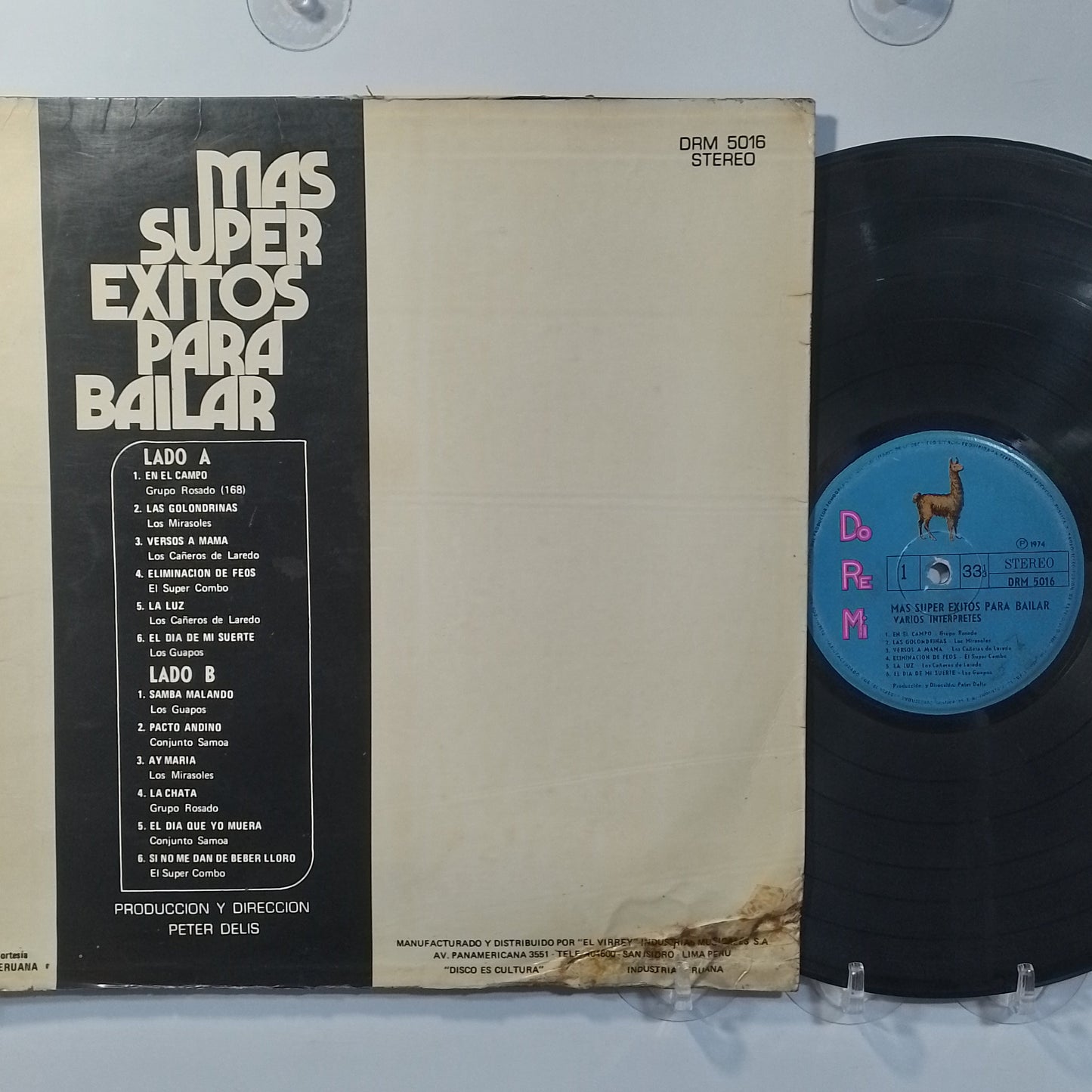 lp Mas Super Exitos Para Bailar Grupo Rosado El Super Combo Los Guapos varios made peru 1974 salsa cumbia