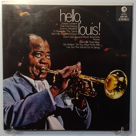 lp Louis Armstrong Hello Louis made peru 1969 jazz