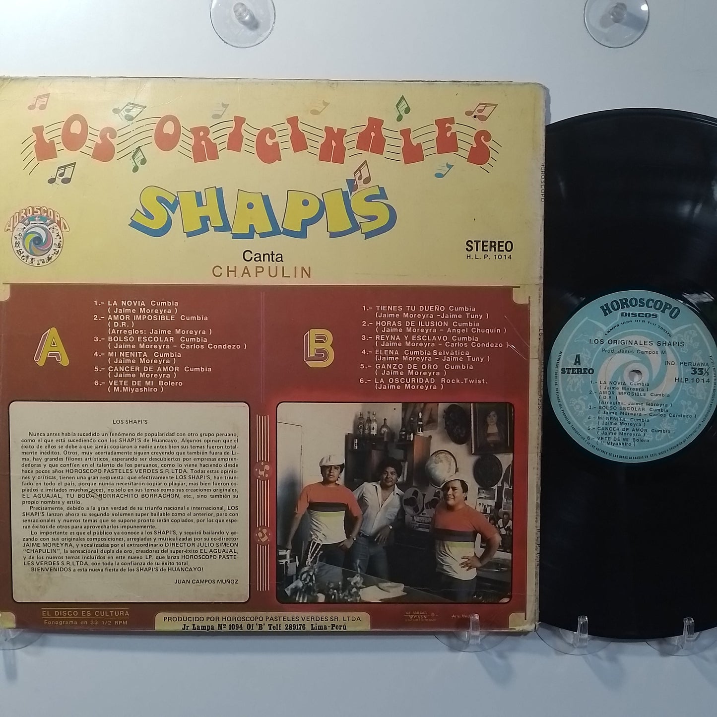 lp Shapis Los Originales made peru 1983 cumbia chicha