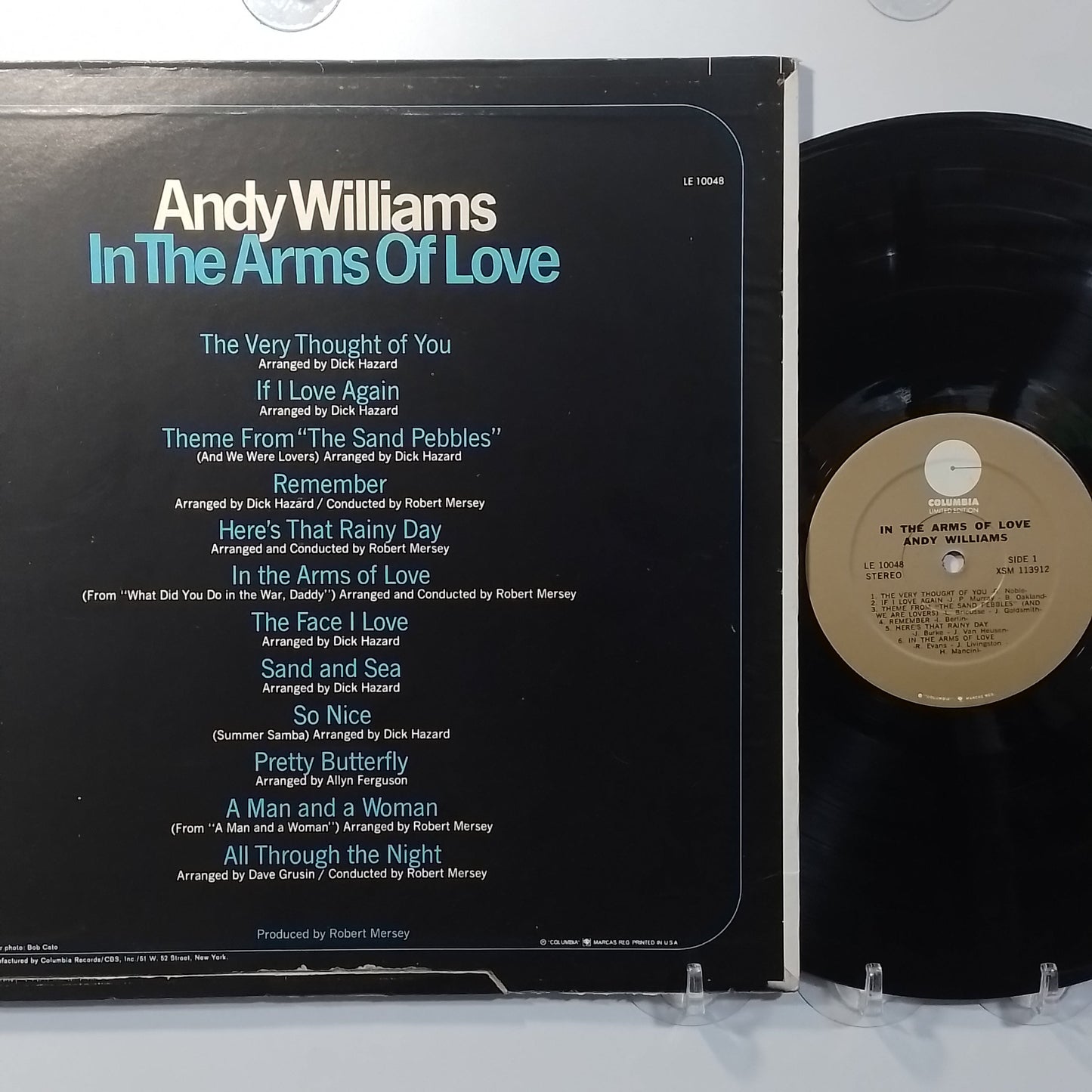 lp Andy Williams In The Arms Of Love made usa 1966 jazz pop