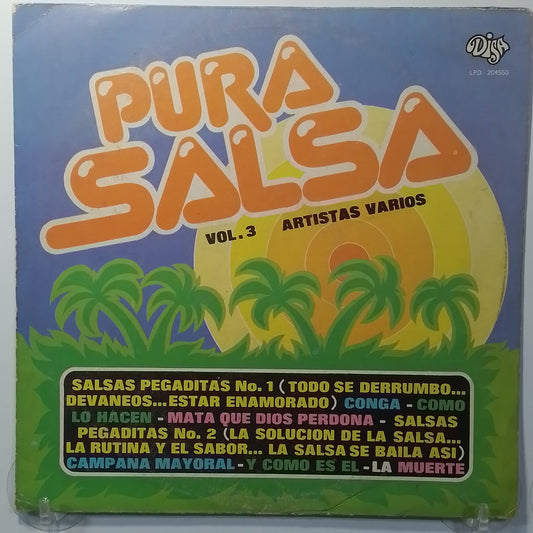 lp Pura Salsa vol 3 Explosion Latina Mangual Y Orquesta El Super Combo varios made peru 1983 salsa