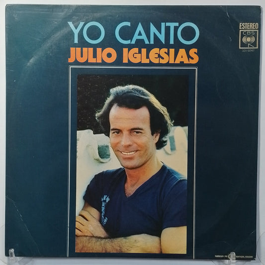 lp Julio Iglesias Yo Canto made Ecuador 1978 latin pop
