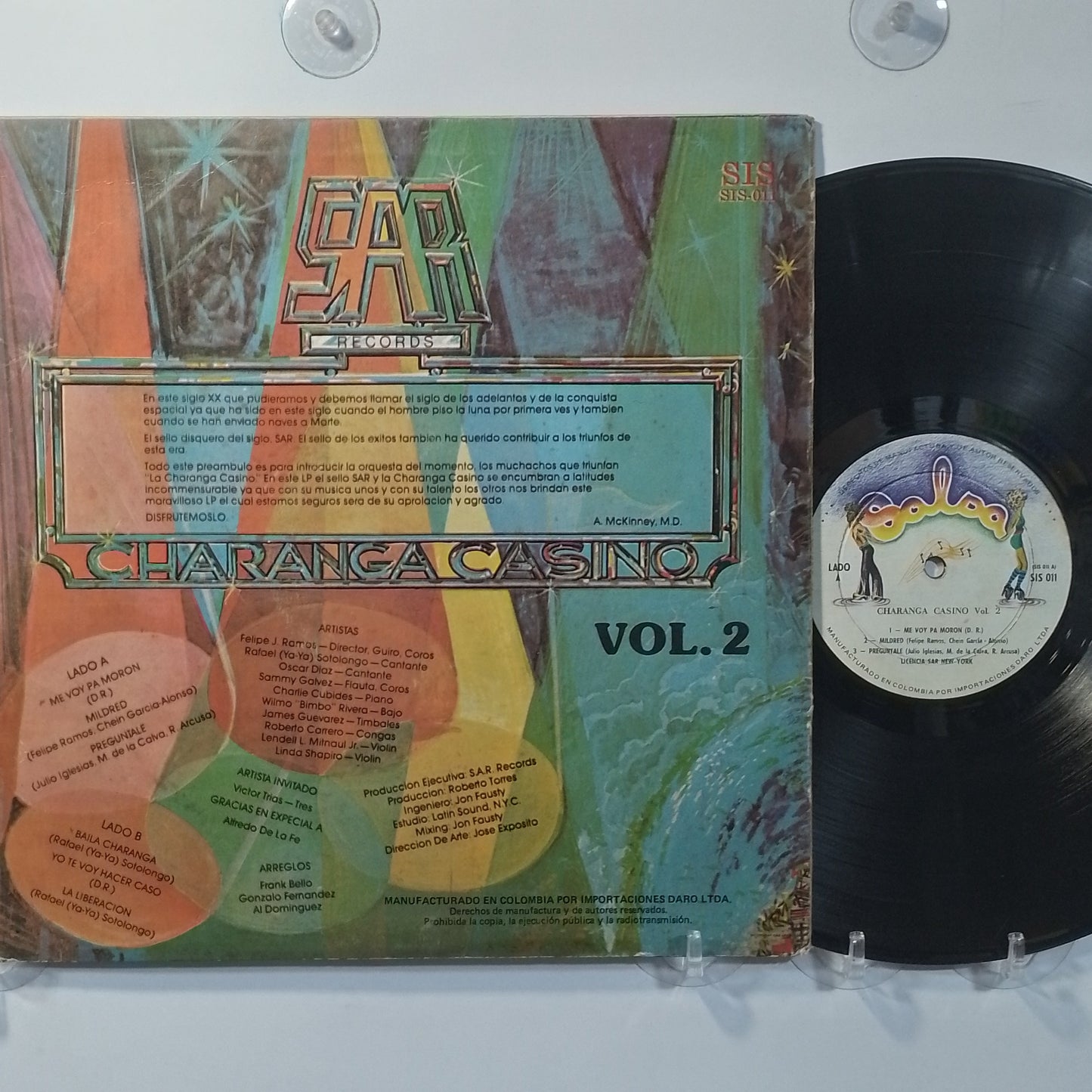lp Charanga Casino Charanga Casino Vol. 2 made colombia 1980 charanga salsa