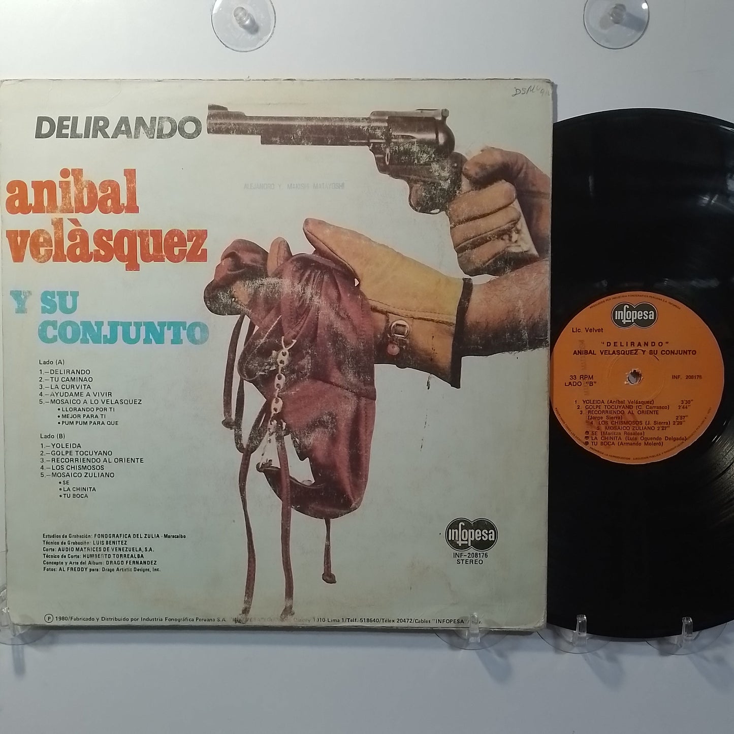 lp Anibal Velasquez y Su Conjunto Delirando made peru 1980 latin cumbia