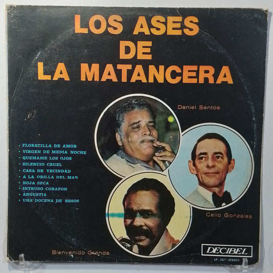 lp Los Ases De La Matancera Daniel Santos Celio Gonzales Bienvenido Granda made peru 1987 latin guaracha